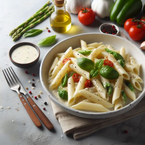 Crafting Creamy White Sauce Pasta for a Delectable Dining Experience