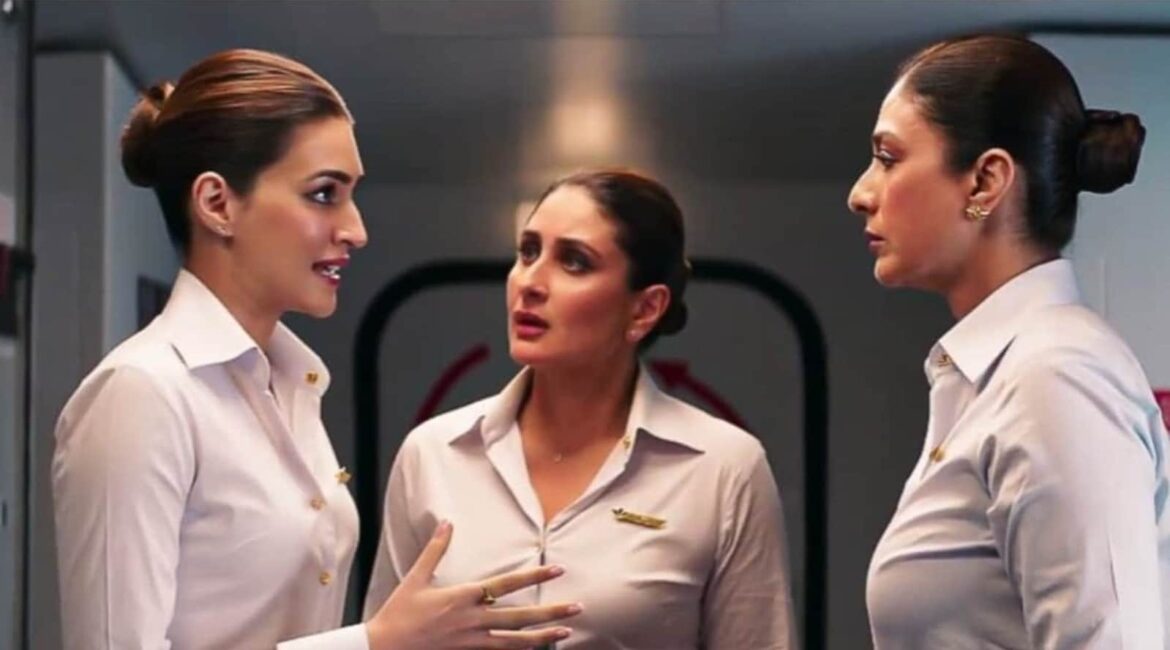 Kareena Kapoor, Tabu, and Kriti Sanon-starrer "Crew" sees modest increase in global box office earnings on day 2, rakes in ₹21 crore