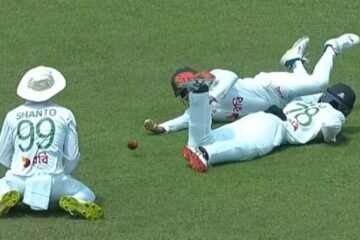 Bangladesh's Trio of Slip Fielders Commit Unbelievable Blunder with Shocking Dropped Catch