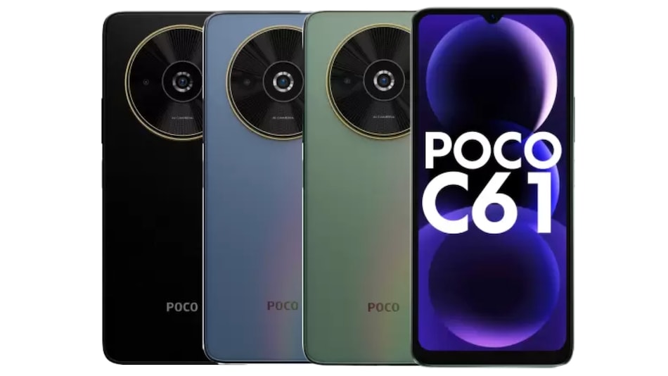 Poco C61 Debuts in India with MediaTek Helio G36 SoC and 5,000mAh Battery: Price and Specs