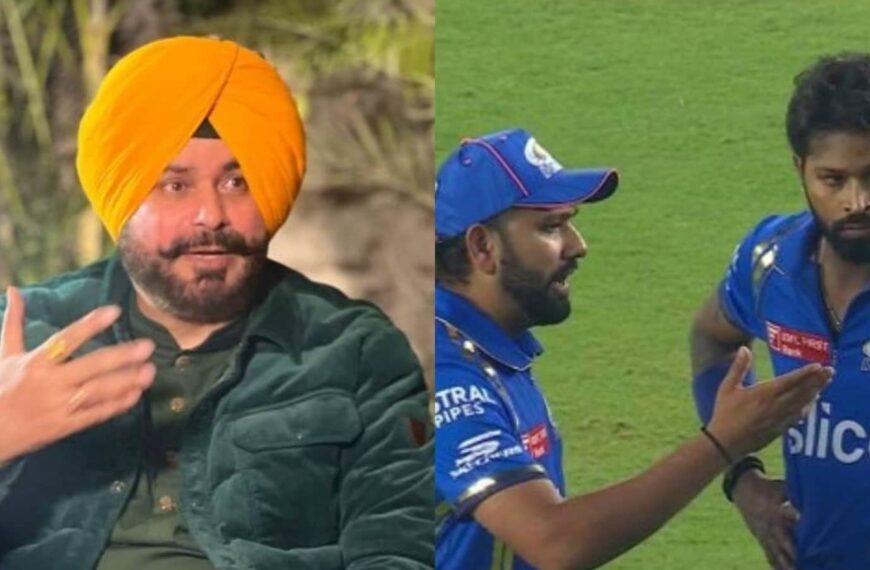 Sidhu’s comparison of ‘dog chained with gold’ in reference to Mumbai Indians’ Rohit Sharma-Hardik Pandya situation