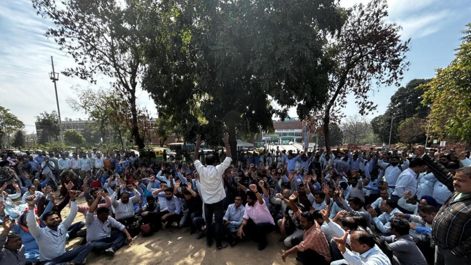 Chandigarh: Health services disrupted due to indefinite strike by contractual staff at PGI