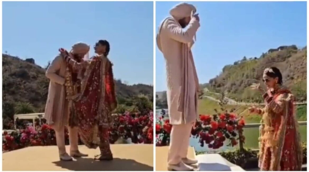 Watch Taapsee Pannu Wedding Video: Bride in Red Suit Kissing Mathias Boe - Leak Alert